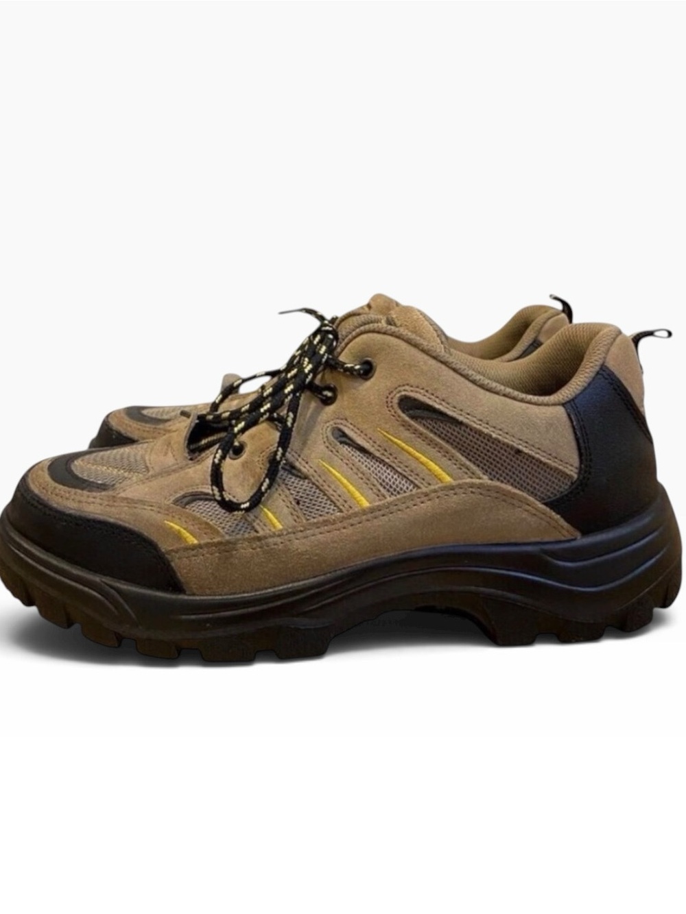 JB Goodhue Torch Mens 9 2E Wide Orthotic Friendly Work City Hiker Shoes Taupe